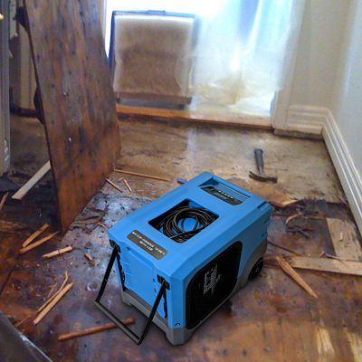 Application of Preair Algr110 Dehumidifier After Water Leak