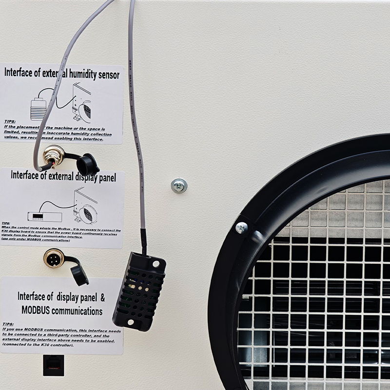 Functional Interface of Guard70 Dehumidifier