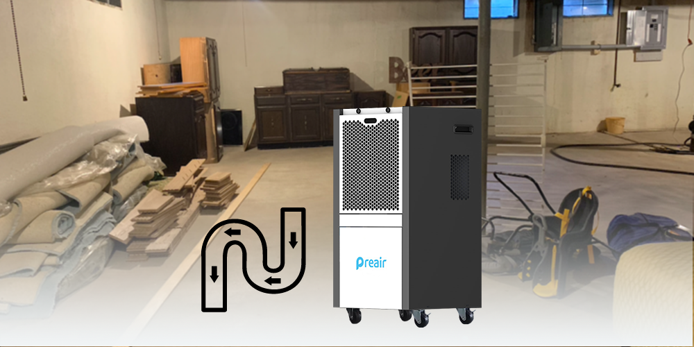 Ht901 Commercial Basement Dehumidifier with Drain Hose