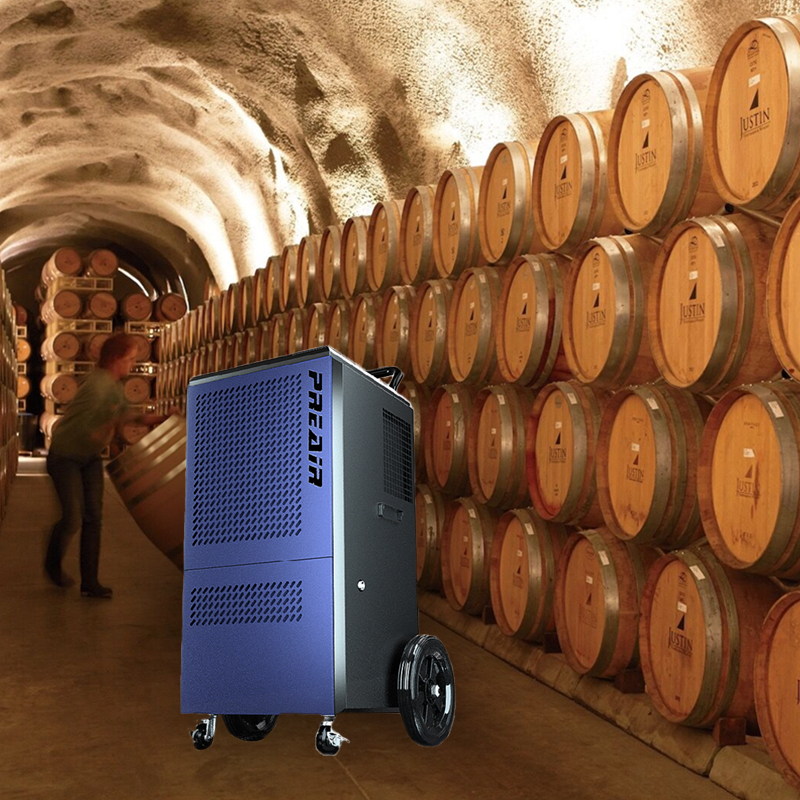 Preair Ht 901 Commercial Dehumidifier with Drain Horse for Wine Cellar Underground