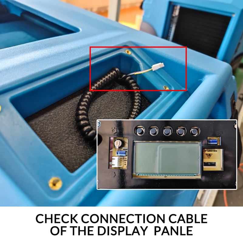 1.2 Check Connection Cable of the Dispaly Panel