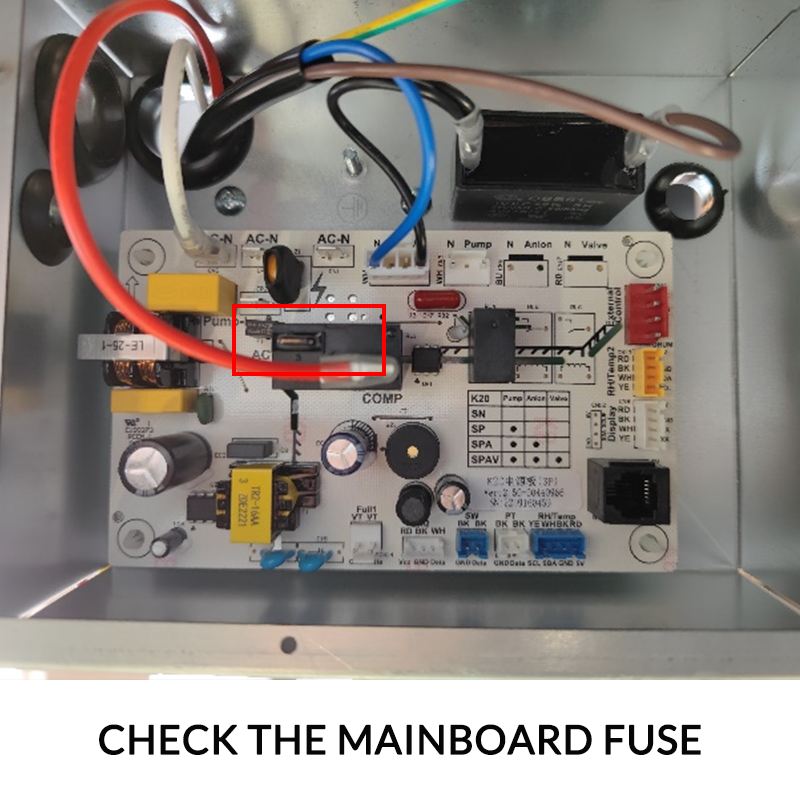 1.3 Check the Mainboard Fuse