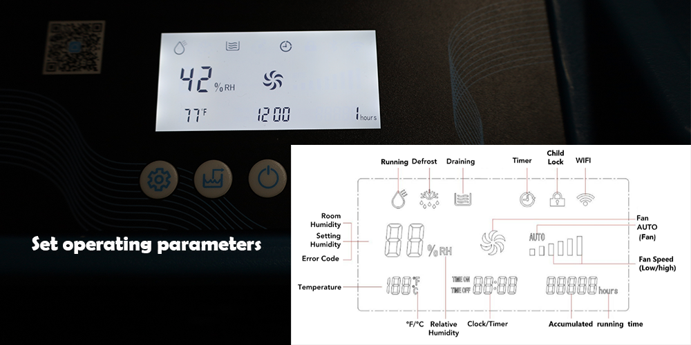 Set Operating Parameters of the Lgr85 Dehumidifier