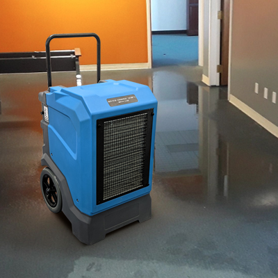 Application of Preair Algr130l Dehumidifier After Water Damage
