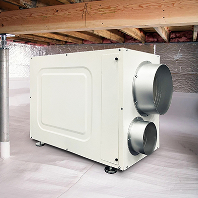 Application of Preair Wh135 Crawlspace Dehumidifier