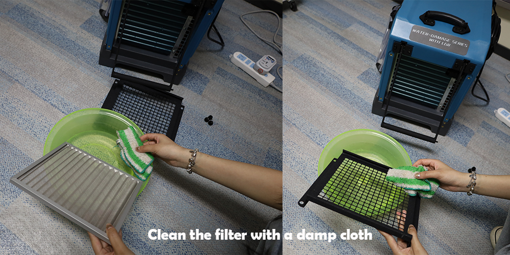 Clean the Filter of the Lgr85 Dehumidifier