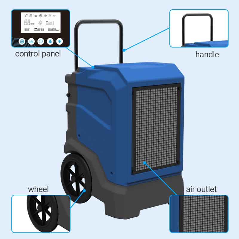 Preair LGR165 Dehumidifier After Water Damage