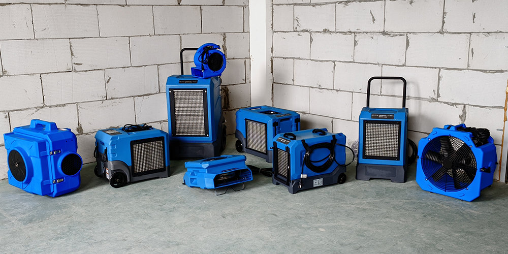 Fans and Dehumidifiers for Water Damage Restoration