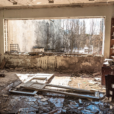 سیلاب زیانمنونکی - dehumidifier