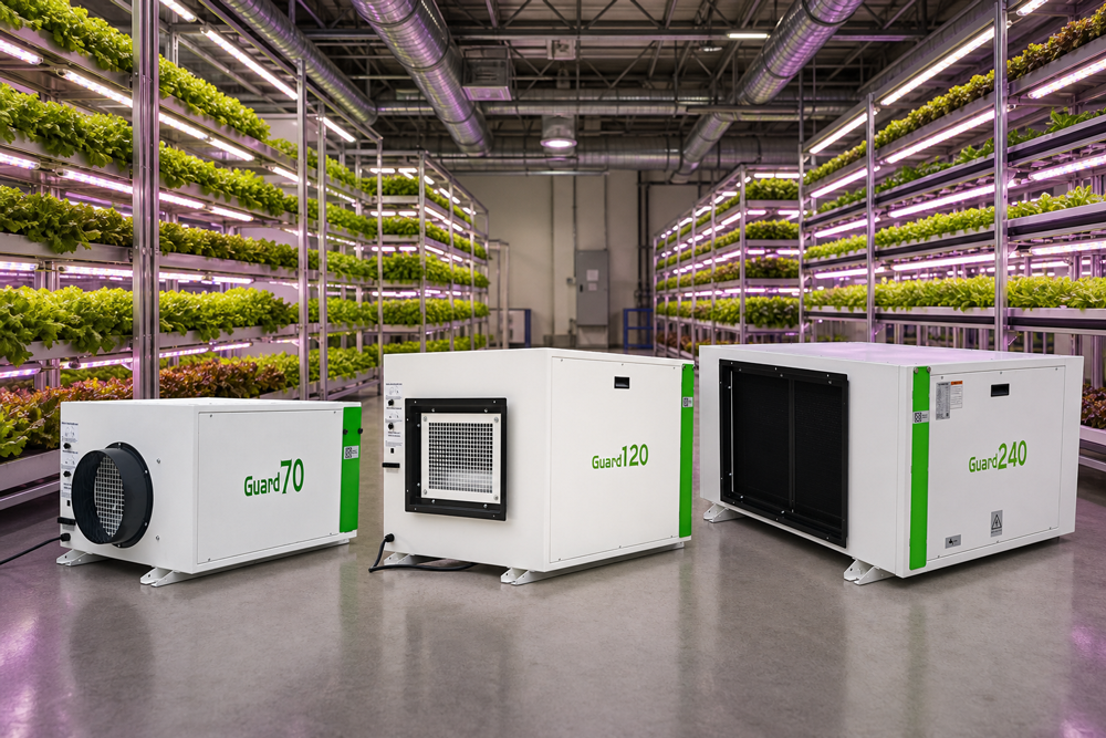 Guard Series Dehumidifiers for Indoor Cultivation