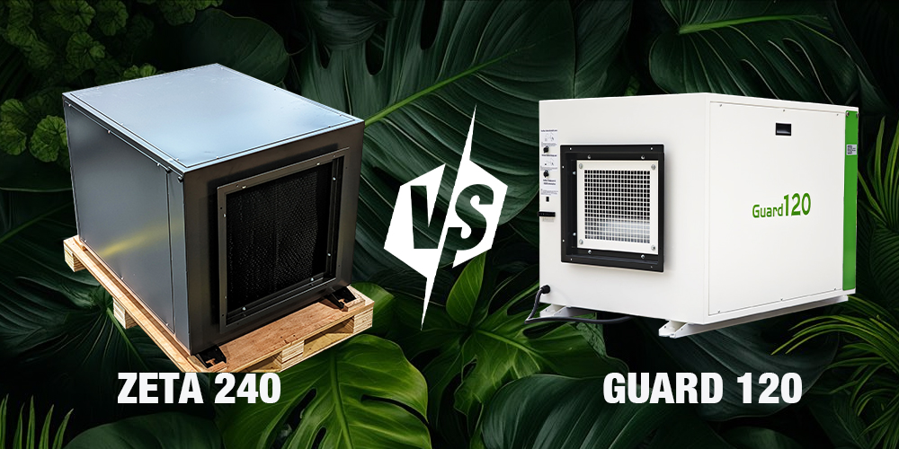 GUARD120 VS ZETA240 DEHUMIDIFIER