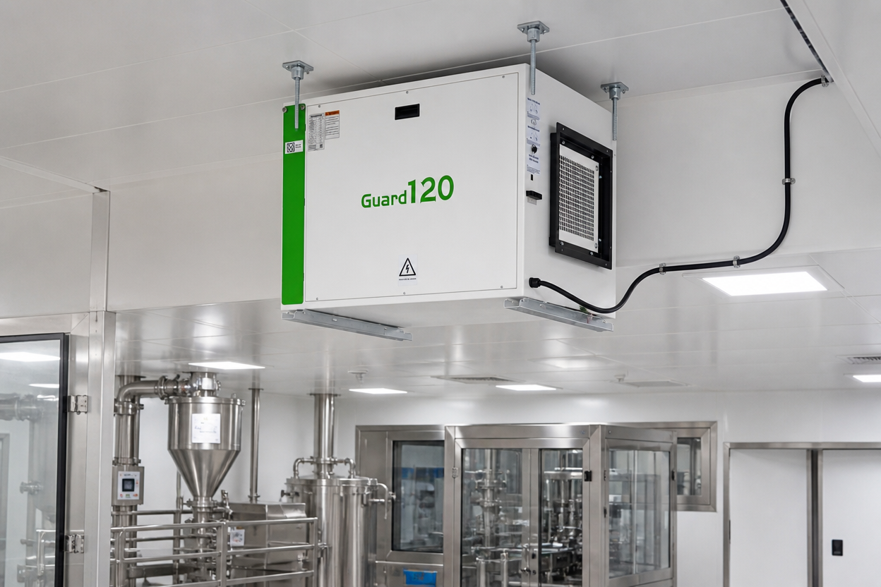Guard120 Wall Mounted Dehumidifier for Pahrmaceutical Factory