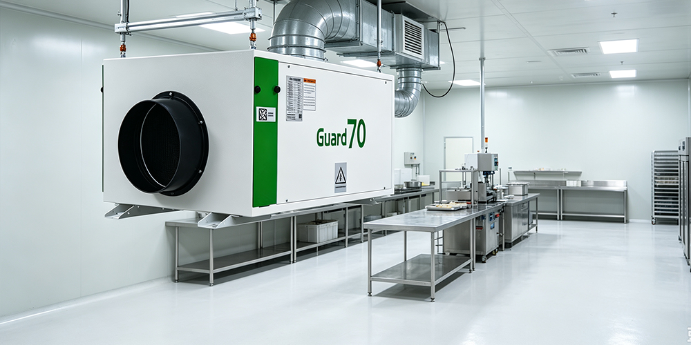 Guard70 Commercial Ductable Dehumidifier for Food Industries