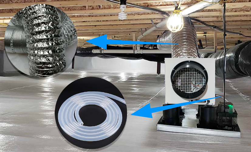 Hd103 Crawl Space Dehumidifier Installation