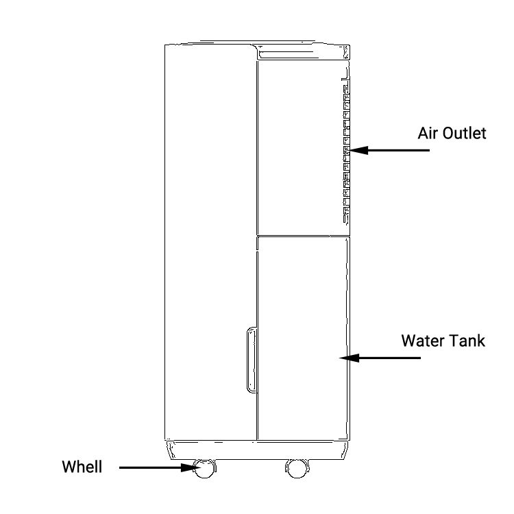 Preair 10L Portable Small Size Dehumidifier