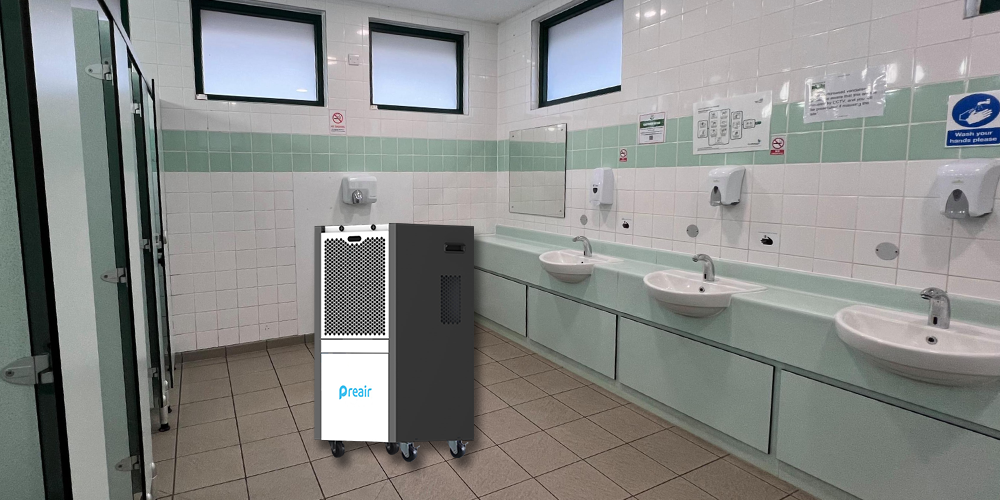 Ht500 Commercial Portable Dehumidifier for Public Toilet