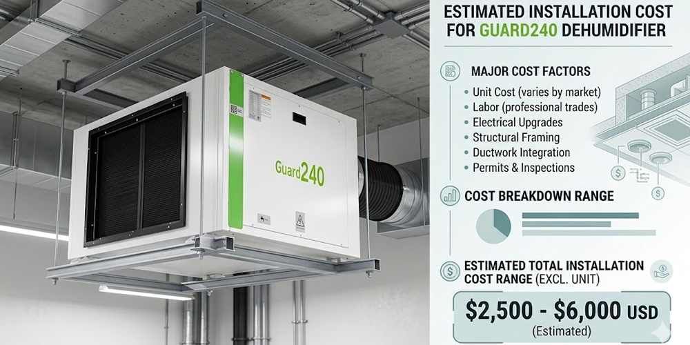 Industrial Commercial Dehumidifier Installation Cost