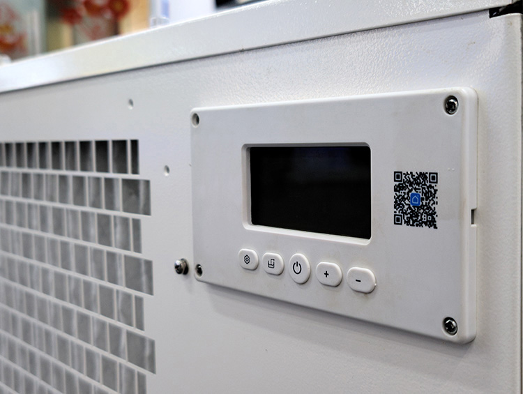 LCD-Panel des industriellen Luftentfeuchters Preair PRO300 für Gewächshäuser