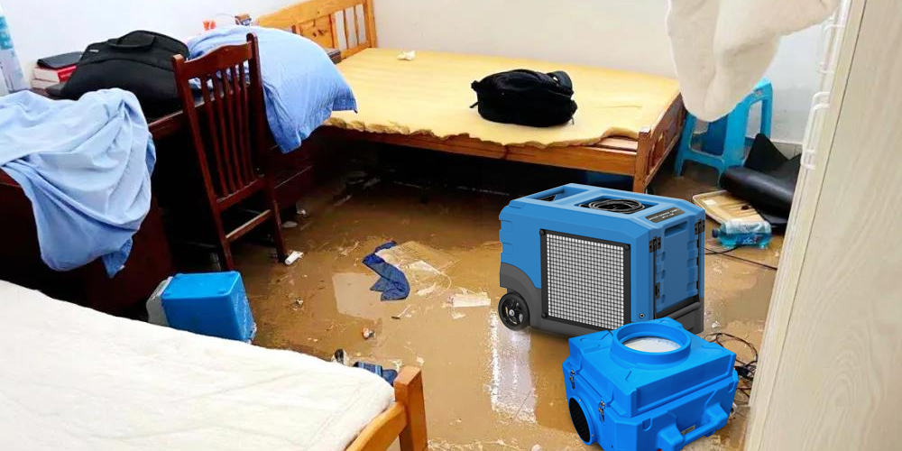 Lgr125 Dehumidifier and Af500 Air Scrubber for Water Damage Restoration