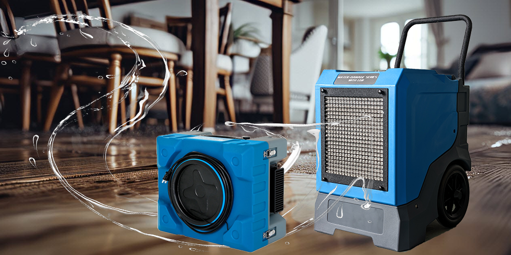 Lgr85l Flood Dehumidifier and Af650 Air Scrubber for Sale