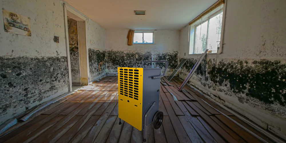 Pr60 Commercial Dehumidifier for Moldy Basement