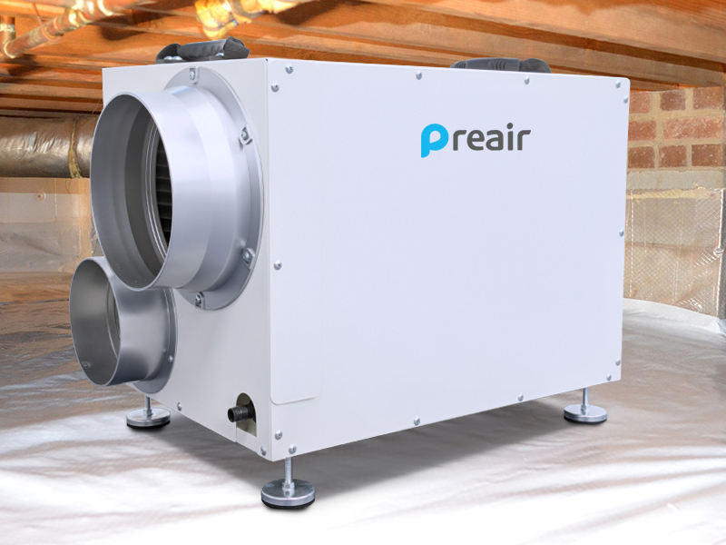 Preair Hd90 Home Dehumidifier For Crawl Space