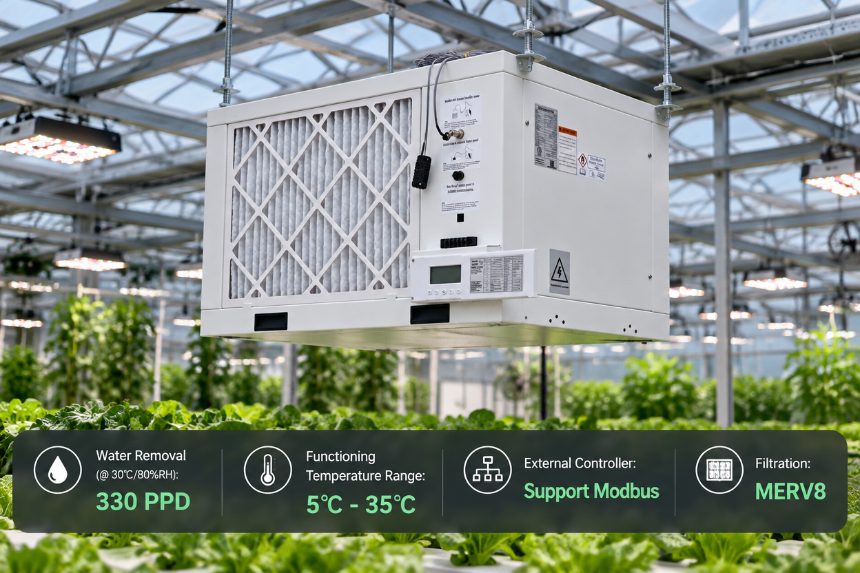 Pro210s Industrial Greenhouse Dehumidifier for Commercial Cultivation