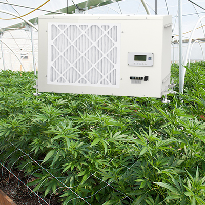 PRO230 Industrial Dehumidifier Inside Grow Tent