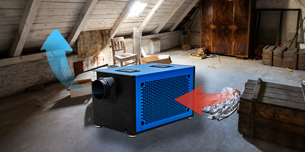 Vt70e Attic Dehumidifier with Drain Hose for Sale