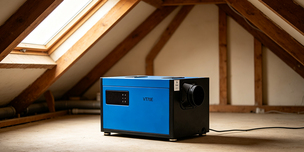 Vt70e Ceiling Dehumidifier for Attic