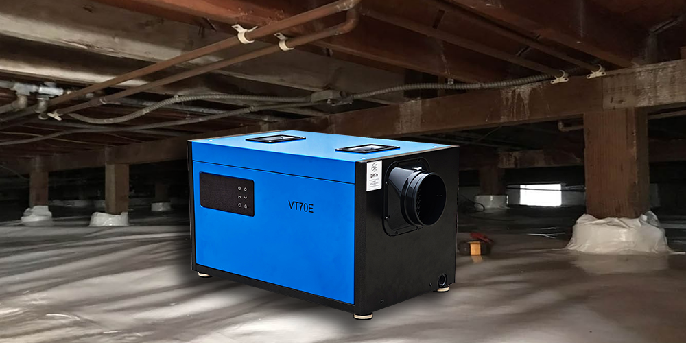Vt70e Crawl Space Dehumidifier the Economical Solution