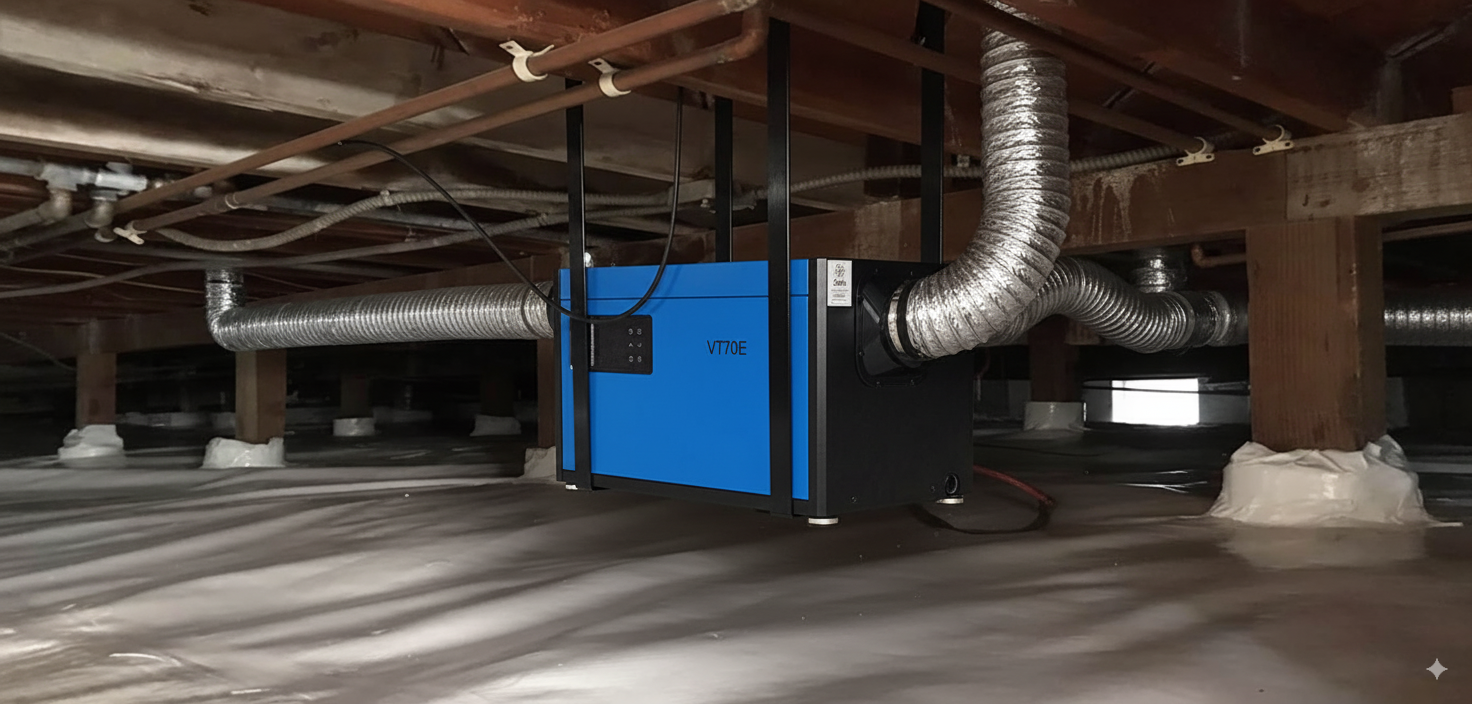 Vt70e Crawl Space Dehumidifier Wholesale
