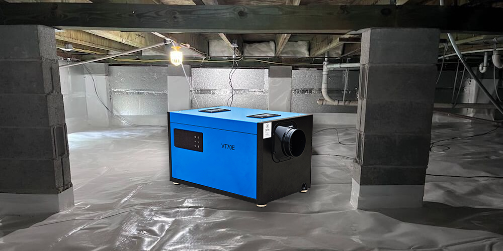 Vt70e Dehumidifier Under House to Protect Whole House