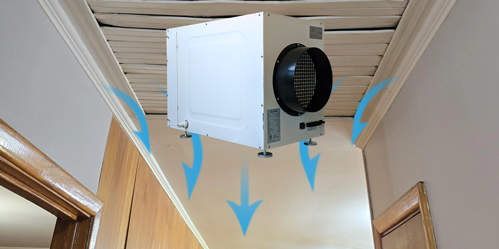 Wh135 Ceiling Mount Dehumidifier for Whole House