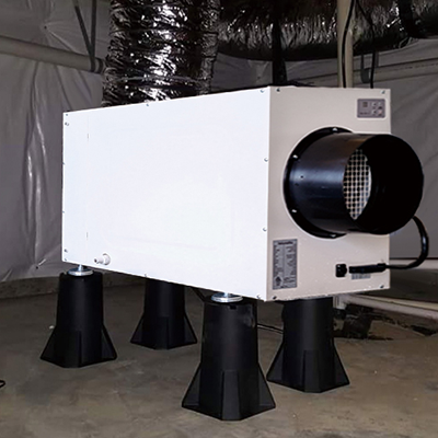 Wh135 Freestanding Dehumidifier for Crawl Space
