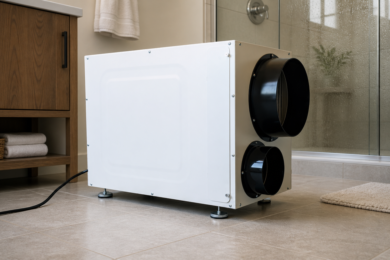 Wh135 Hvac Dehumidifier for Humid Bathroom Prevent Mold