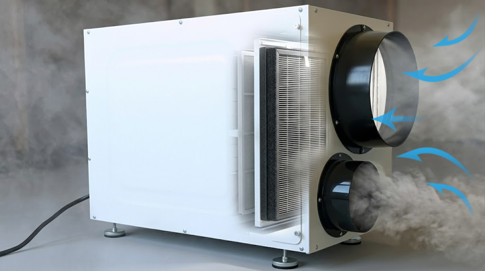 Wh135 Whole Home Dehumidifier for Smoke Smell to Improve Air Quality