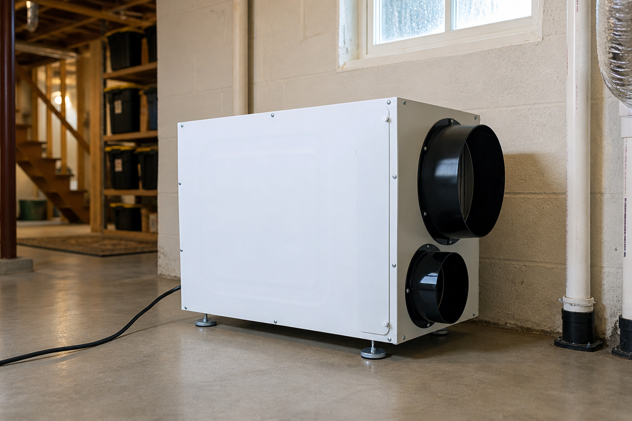 Wh135 Whole House Dehumidifier for Basement Under House