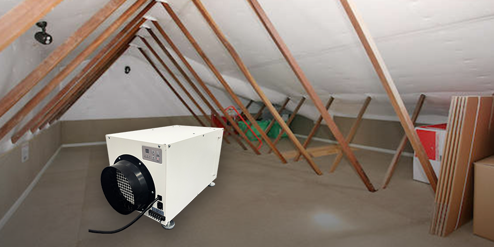 Wh70 Whole House Dehumidifier for Attic Smart Humidity Control