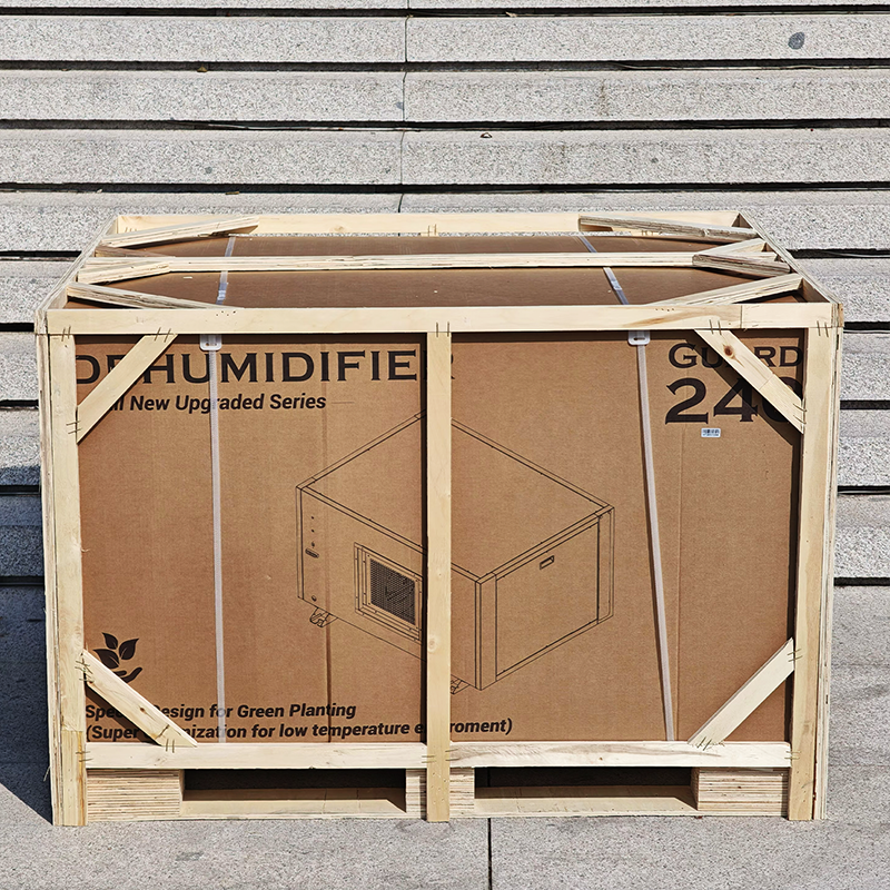 Wooden Package of Guard240 Industrial Dehumidifier for Grow Room