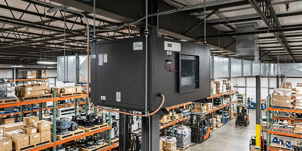 Zeta480 Industrial Ceiling Mount Dehumidifier for Warehouse