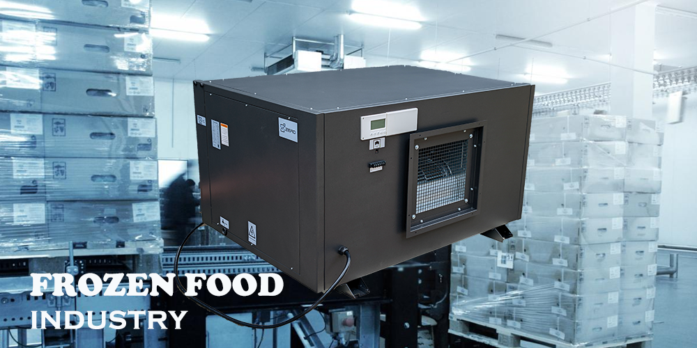 Zeta480 Industrial Dehumidifier for Frozen Food Industry